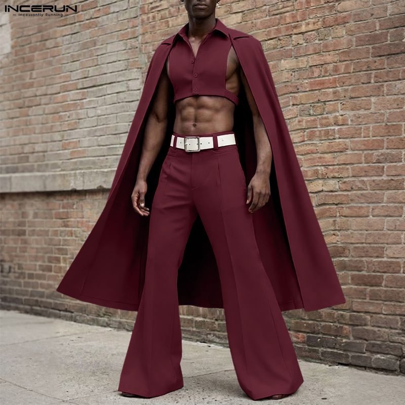 Men'S Fashion For 2026 - Conjuntos INCERUN para Hombre, Camisa y