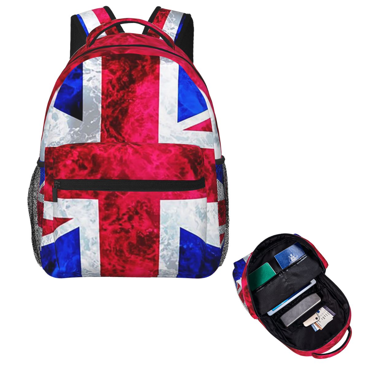 Men'S Fashion Uk - Mochila con la bandera Union Jack