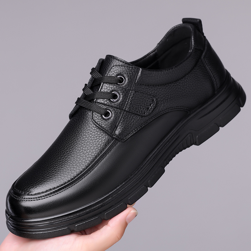 Mens Fashion Dress Shoes - Zapatos de vestir de cuero de