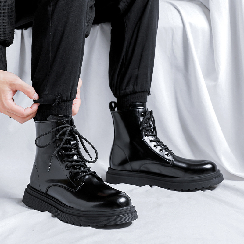 Mens Fashion Dress Shoes - Botas de plataforma a la moda