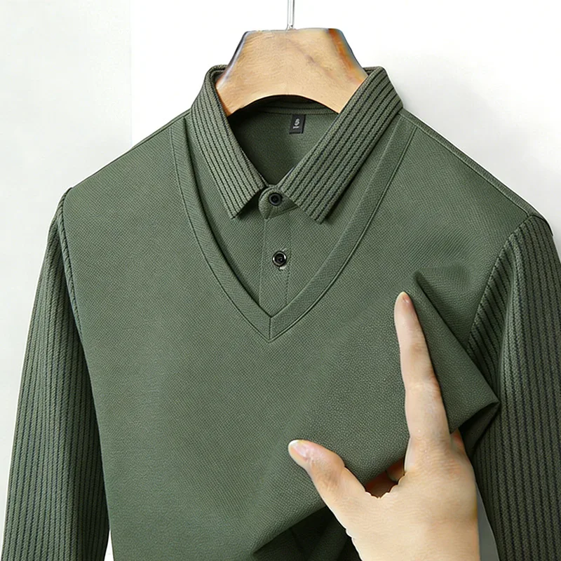 Mens Fashion Wear - Camisa de Hombre con Cuello en