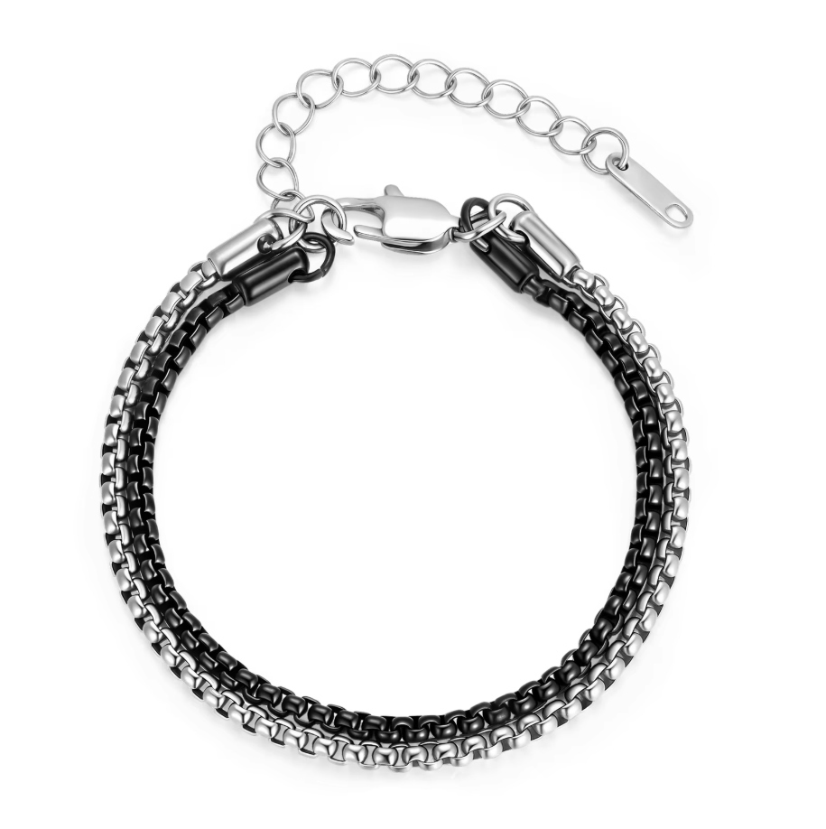 Men'S Fashion Over 30 - Pulsera de cadena trenzada de acero