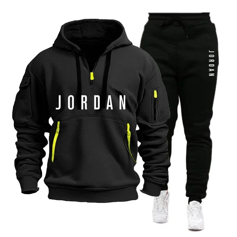 Men'S Fashion For 2026 - Conjunto de Sudadera con Capucha y