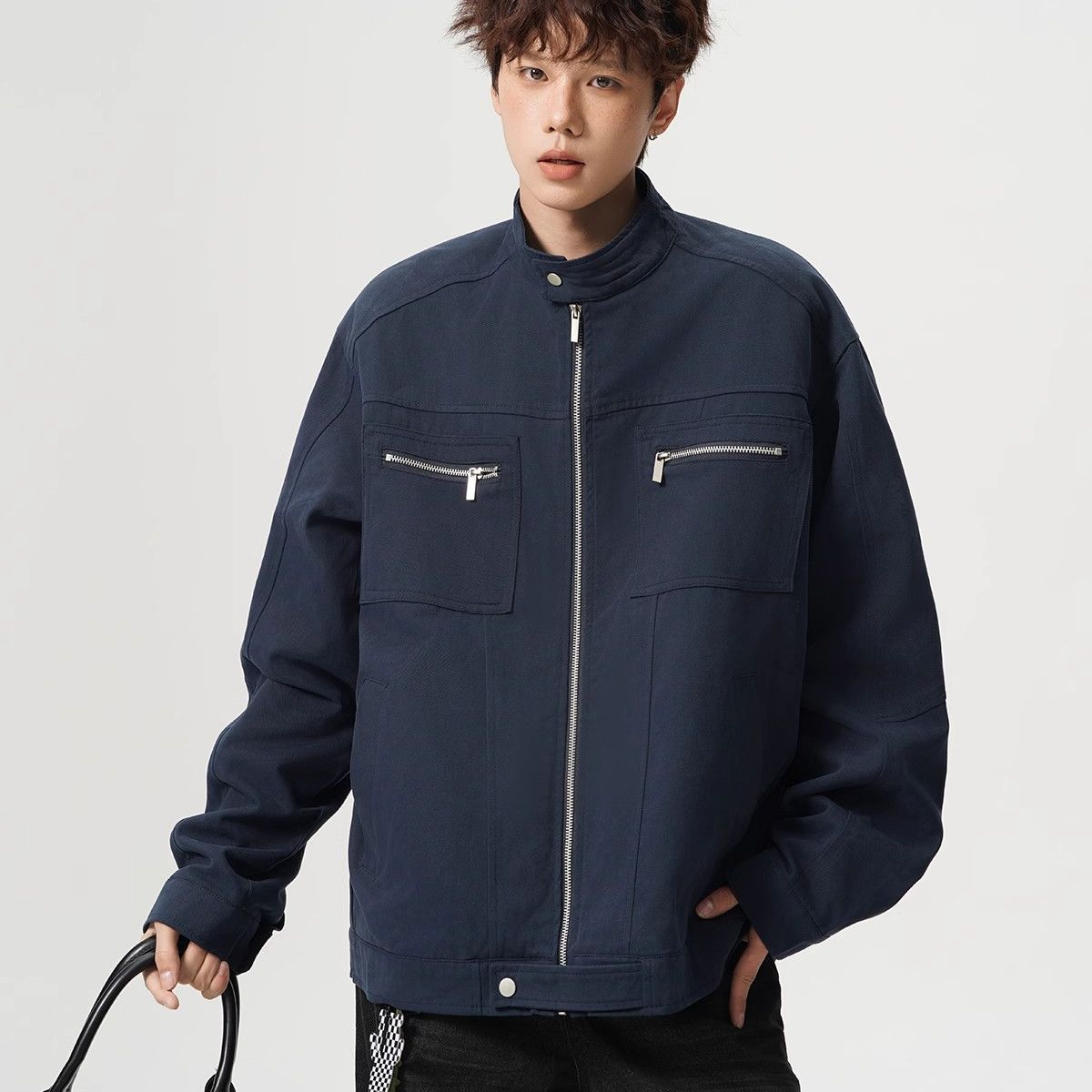 Harrington Jacket - Abrigo Harrington Vintage para Hombre, Primavera