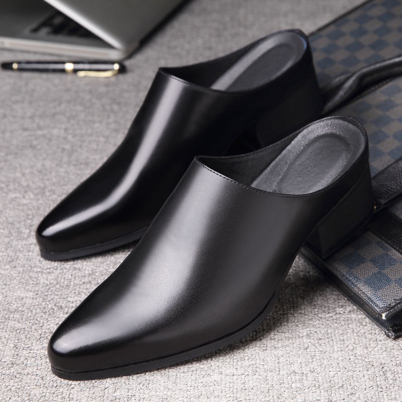 Mens Fashion Dress Shoes - Sandalias de hombre de cuero con