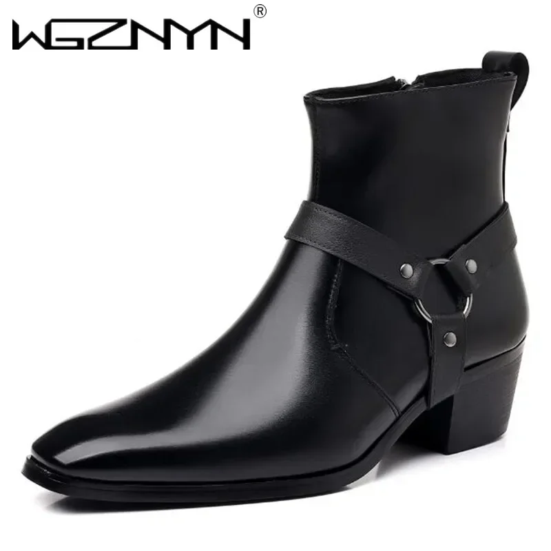Mens Fashion Dress Shoes - Botas Chelsea de diseñador a la