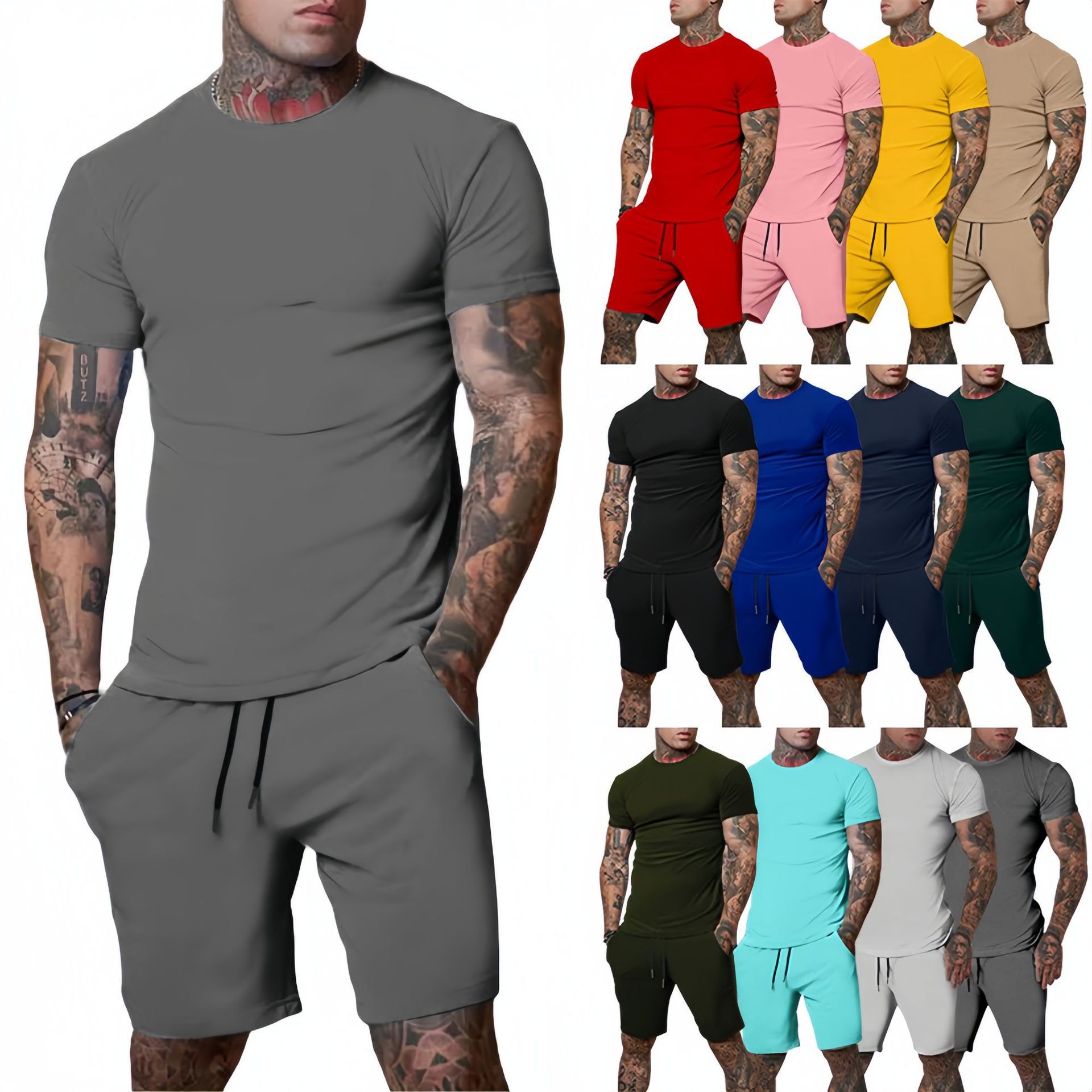 Mens Fashion Wear - Conjunto Deportivo de Verano para Hombre,