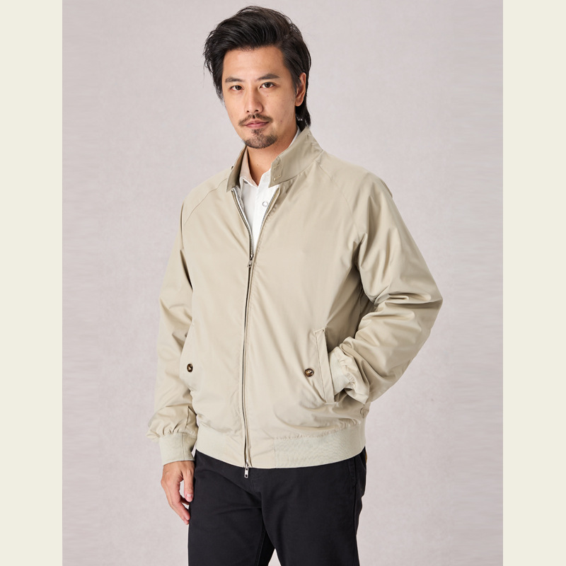 Harrington Jacket - Chaquetas impermeables de Color sólido con