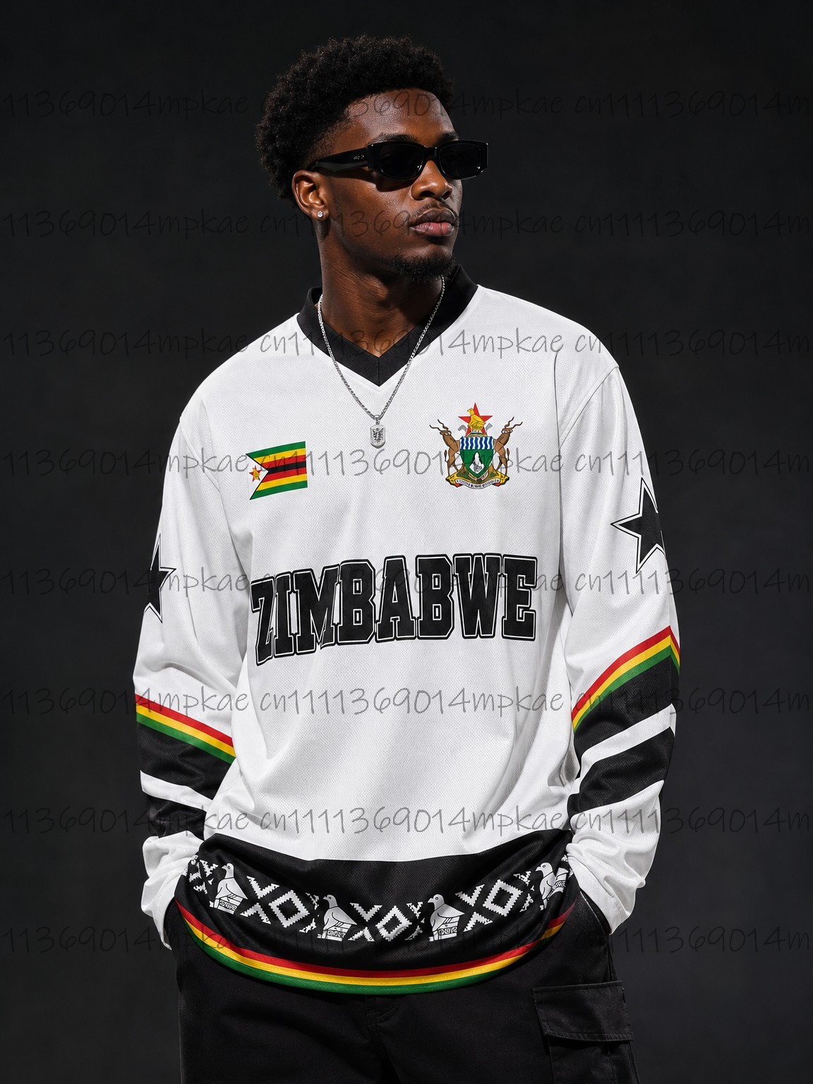Men'S Spring Fashion - Camiseta de Manga Larga con Cuello