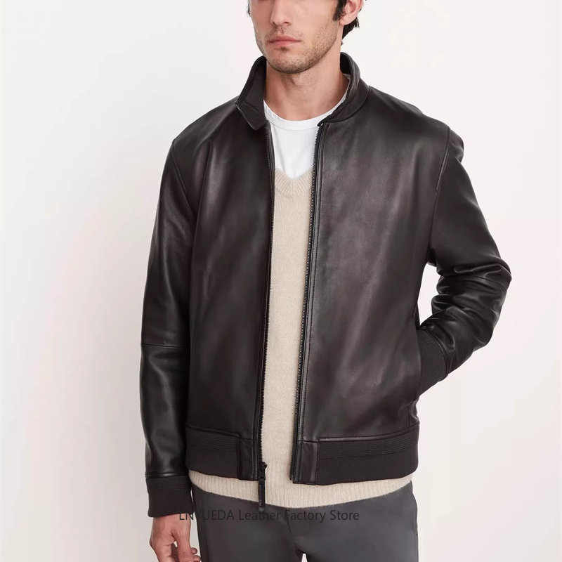 Chaqueta de Cuero Genuino de P - Harrington Jacket reseña y precio
