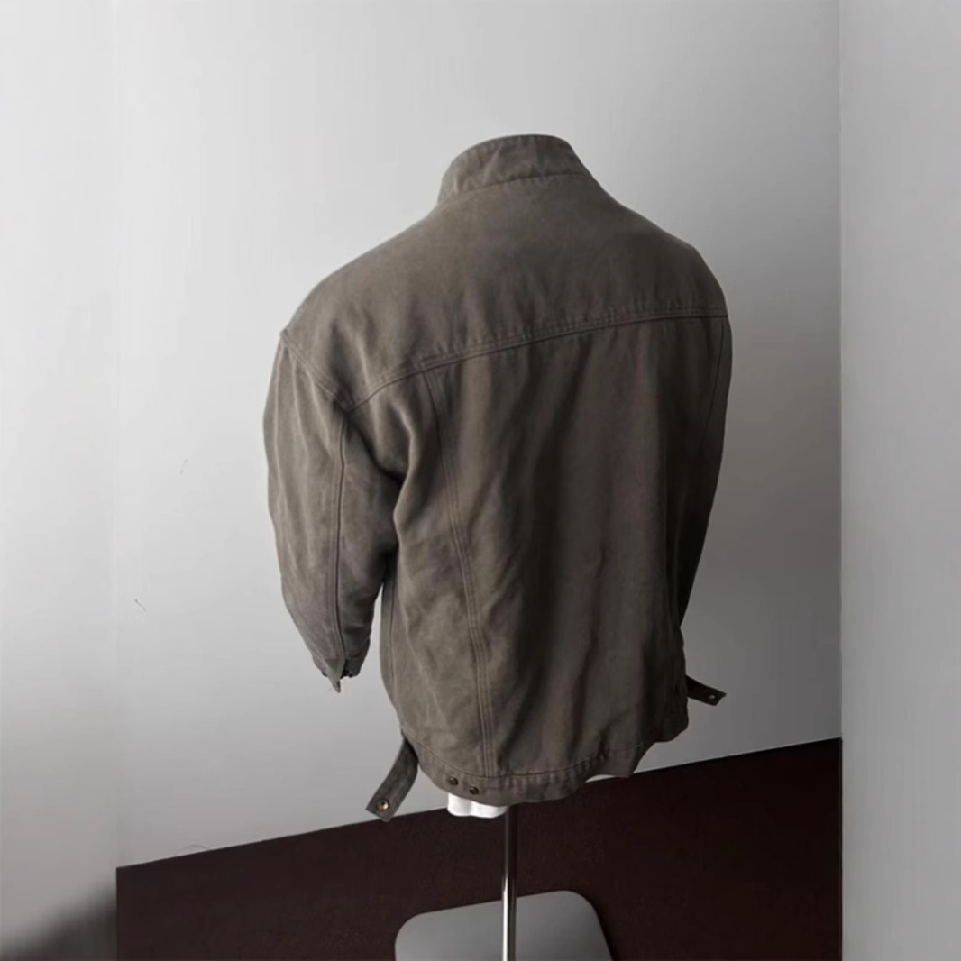 Primavera otoño nueva moda hom - Harrington Jacket reseña y precio