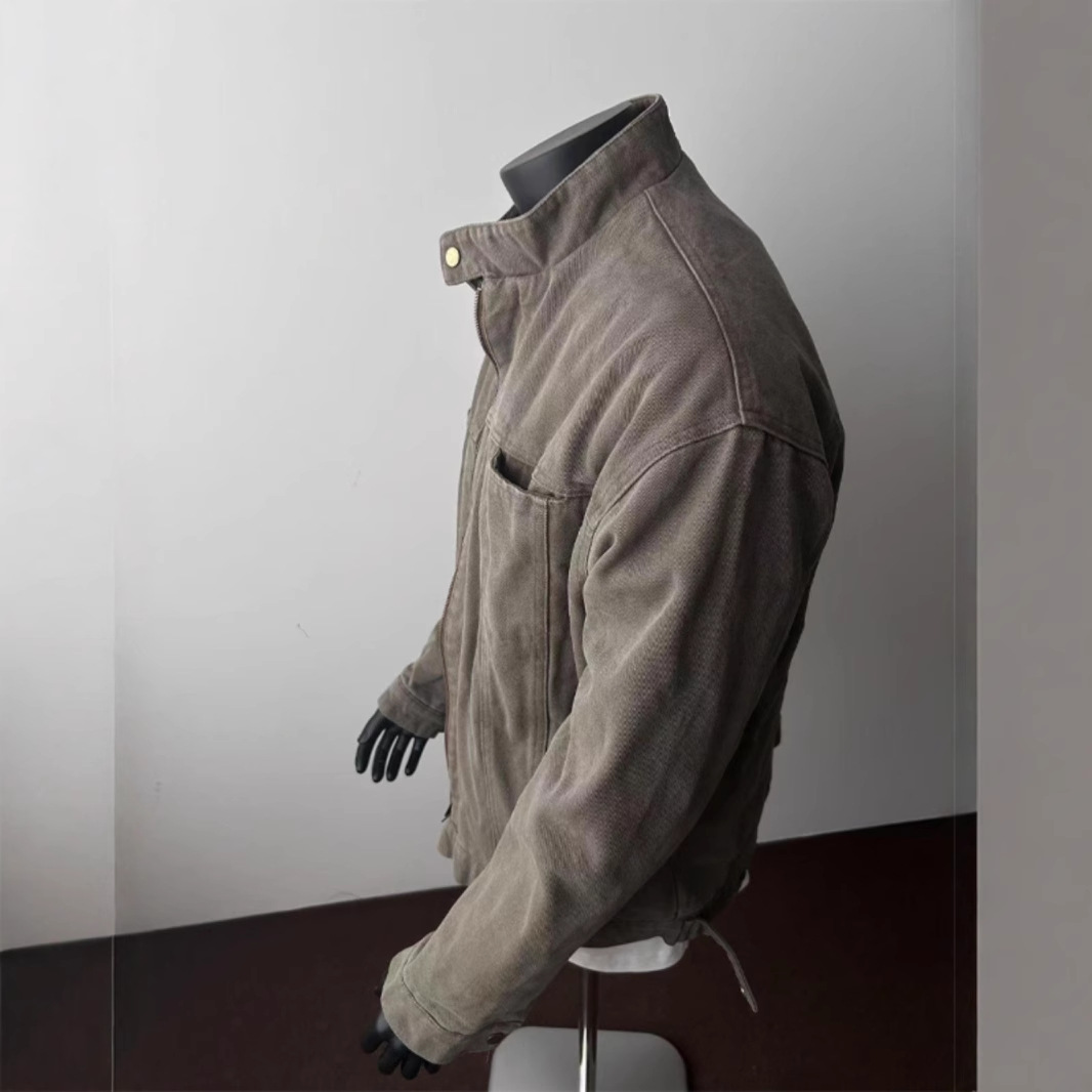 Primavera otoño nueva moda hom - Harrington Jacket reseña y precio