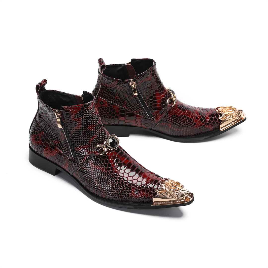 Botas de tobillo de cuero auté - Mens Fashion Dress Shoes reseña y precio