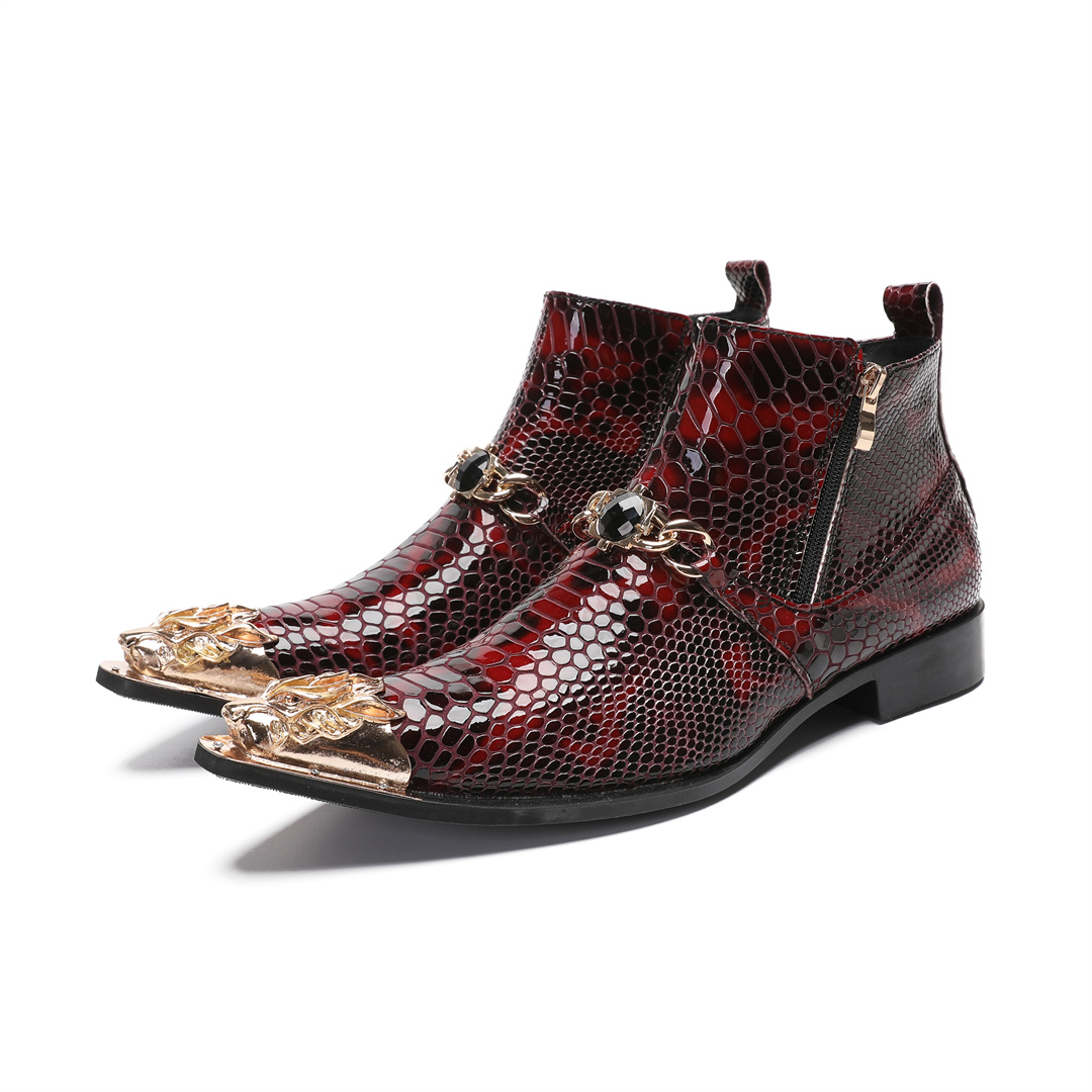 Botas de tobillo de cuero auté - Mens Fashion Dress Shoes reseña y precio