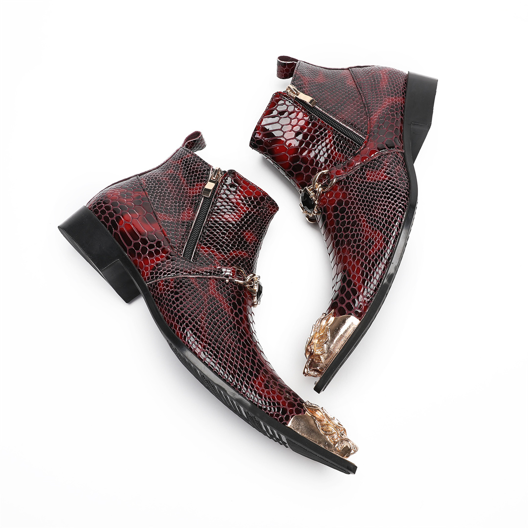 Botas de tobillo de cuero auté - Mens Fashion Dress Shoes reseña y precio