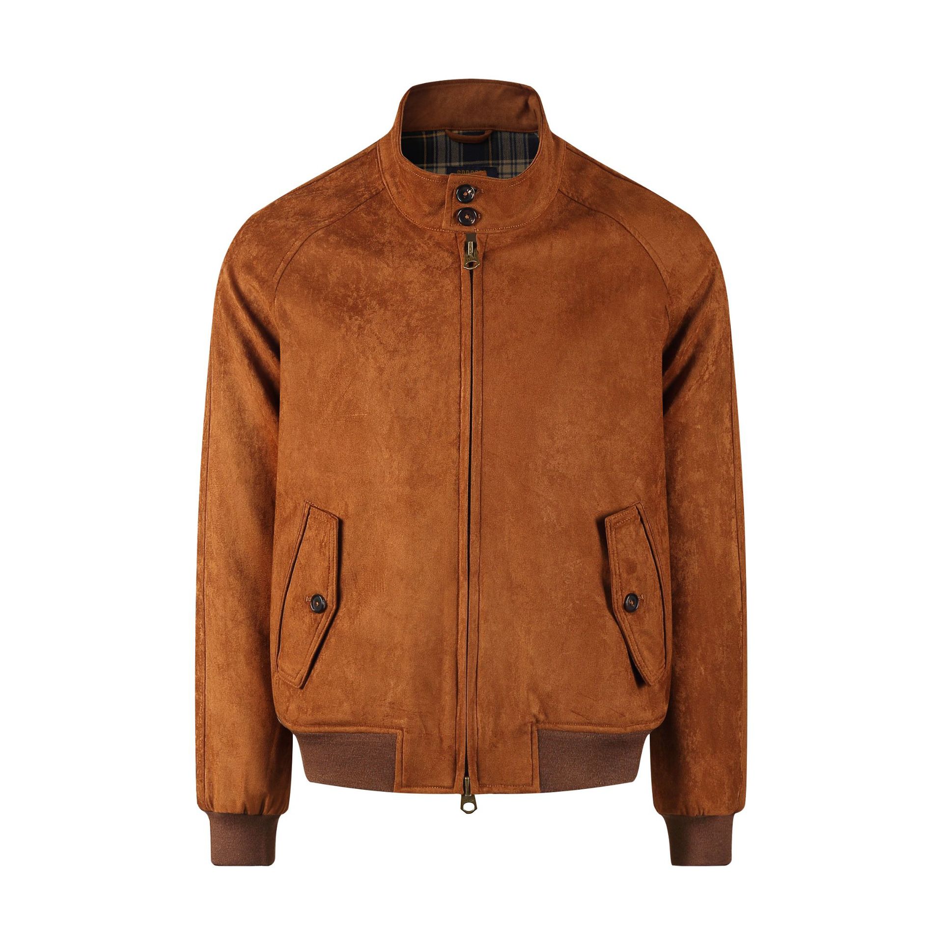 Chaqueta de Cuero de Gamuza de - Harrington Jacket reseña y precio