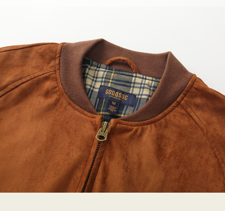 Chaqueta de Cuero de Gamuza de - Harrington Jacket reseña y precio