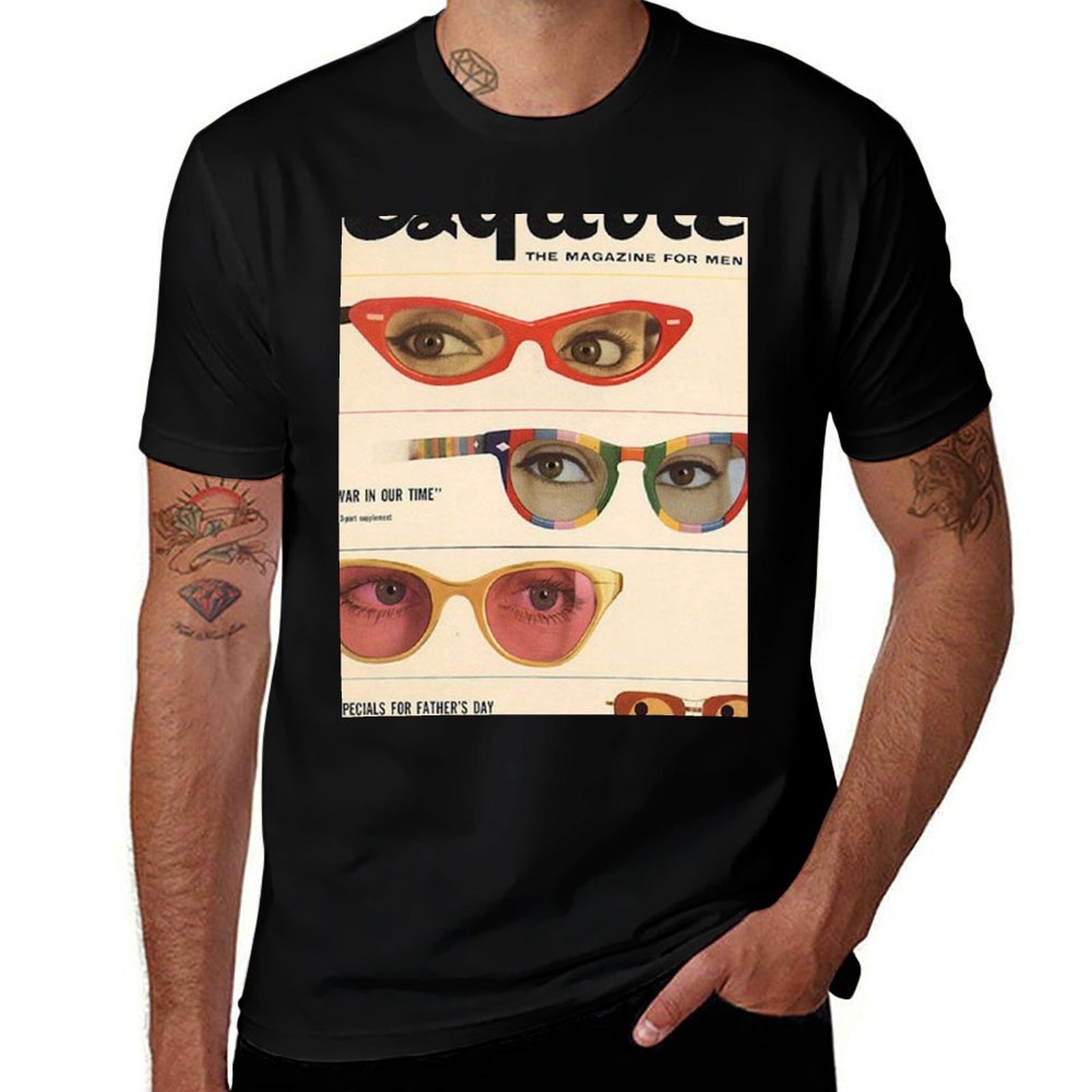 Camiseta de Moda Retro con Est - Men'S Fashion 1960S reseña y precio