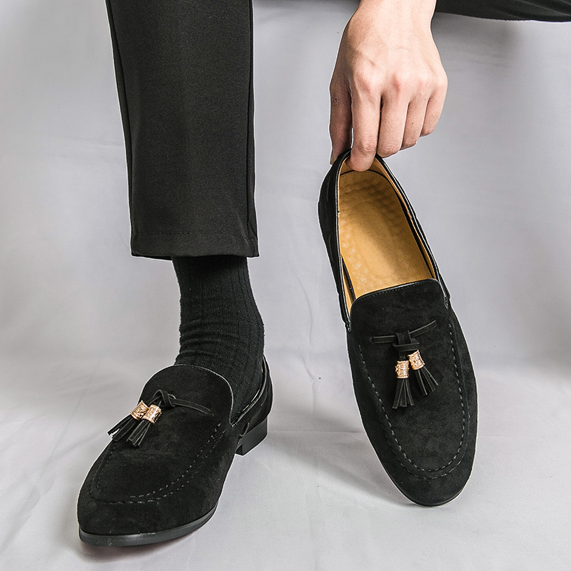 YUYIN Mocasines con borlas a l - Mens Fashion Dress Shoes reseña y precio