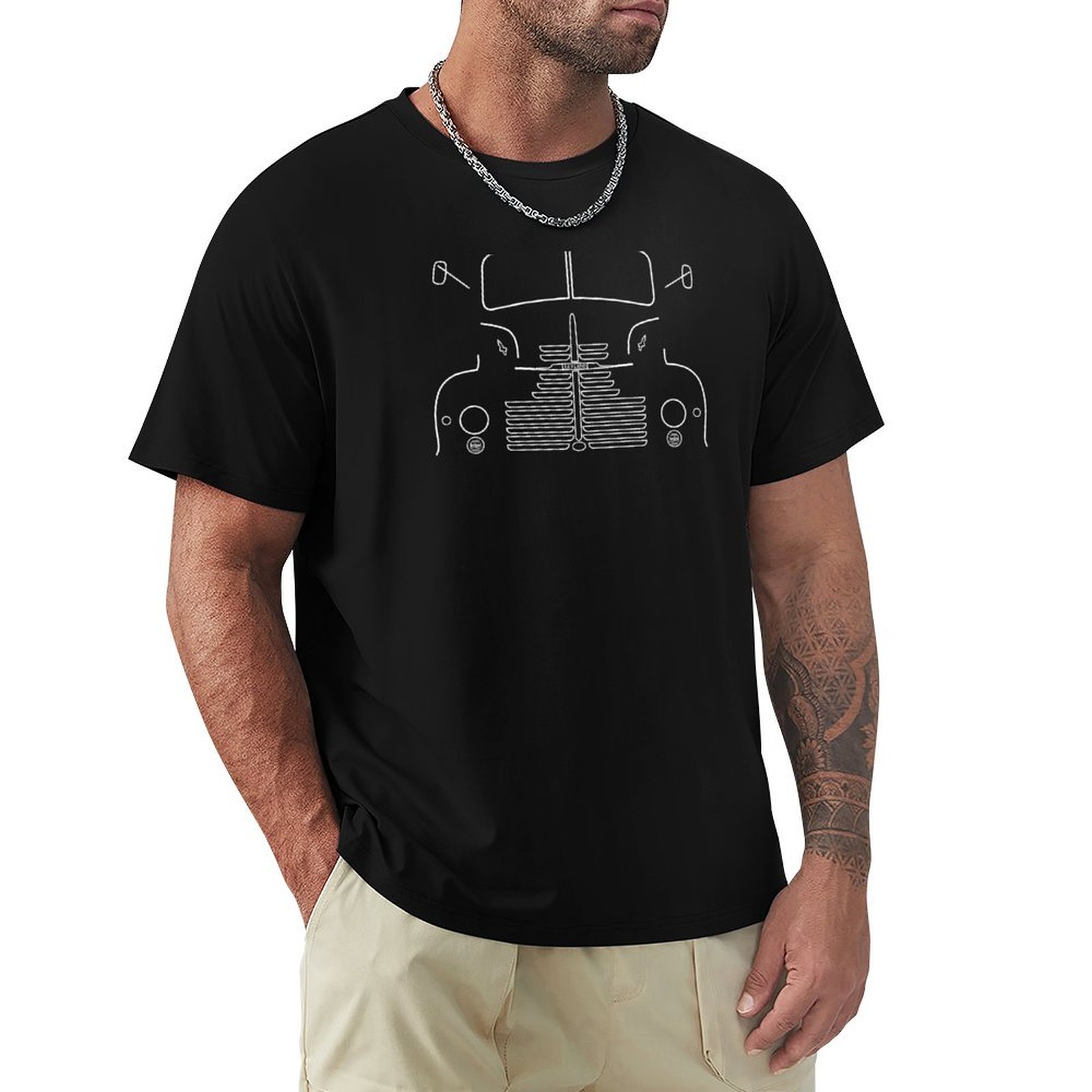 Camiseta de algodón de manga c - 1950S Fashion Men'S reseña y precio