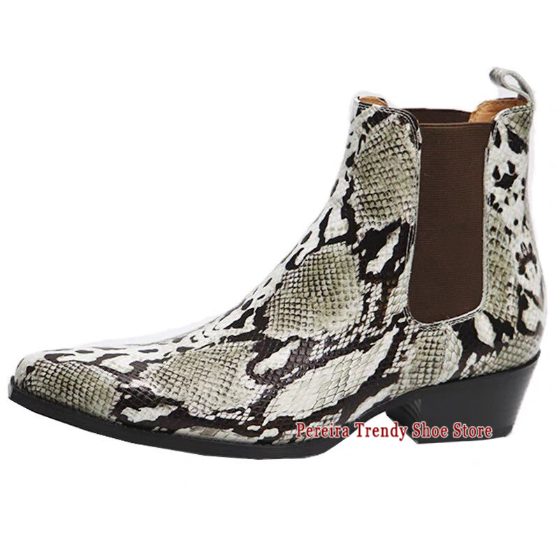 Botas Chelsea de Cuero con Est - Mens Fashion Dress Shoes reseña y precio