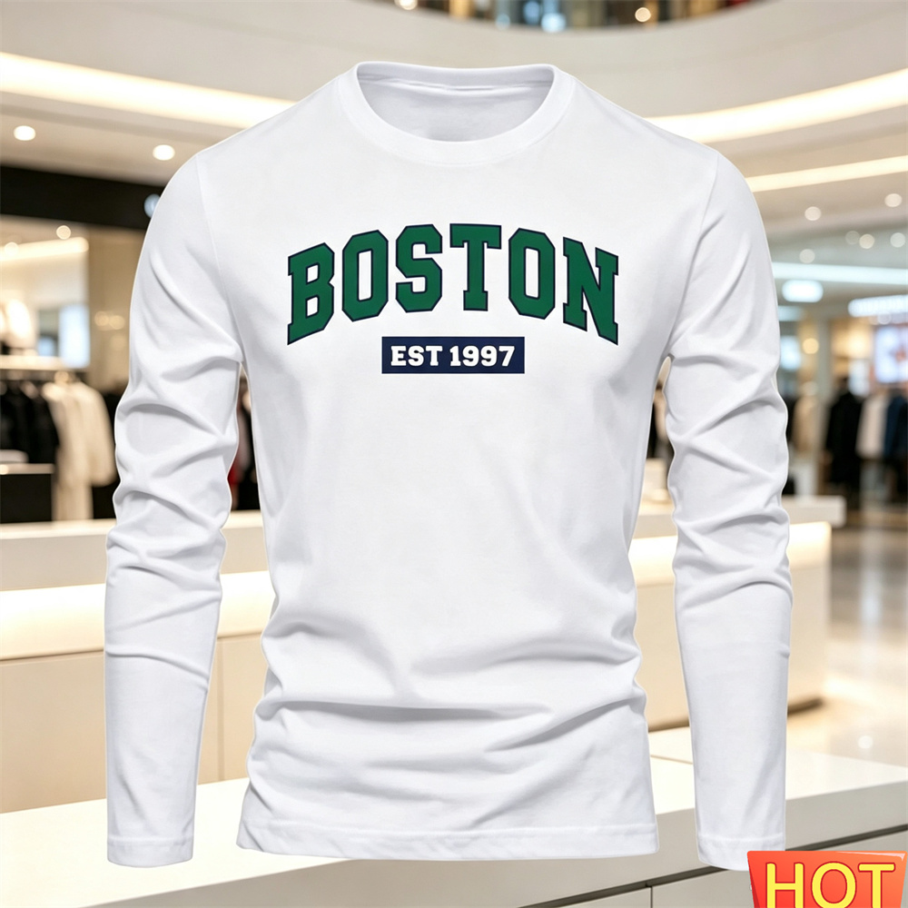 Camiseta de manga larga para h - Mens Fashion Wear reseña y precio