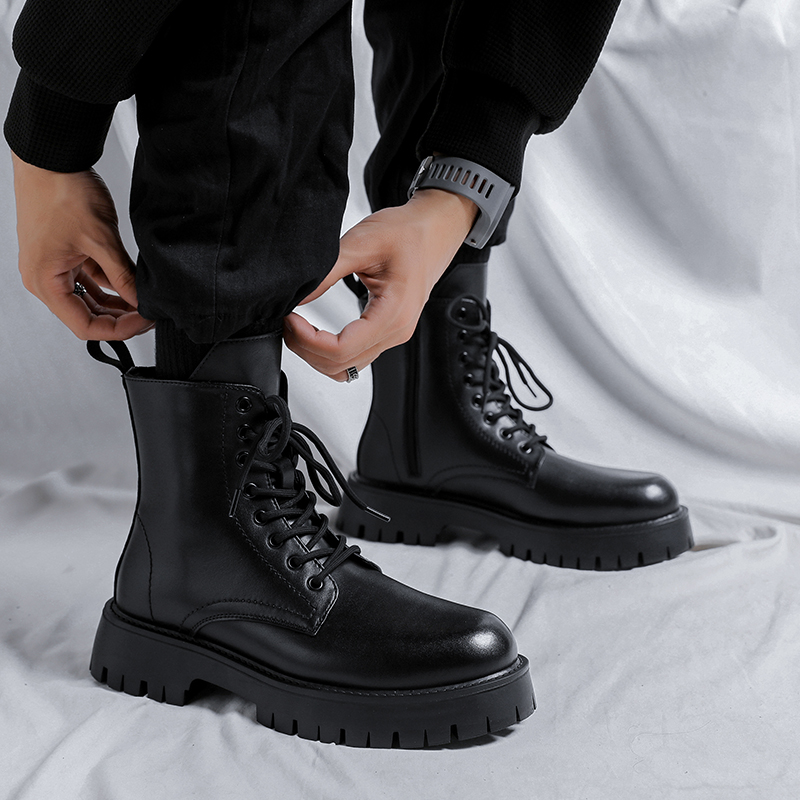 Botas de cuero genuino de lujo - Men'S Fashion For 30 Year Olds reseña y precio