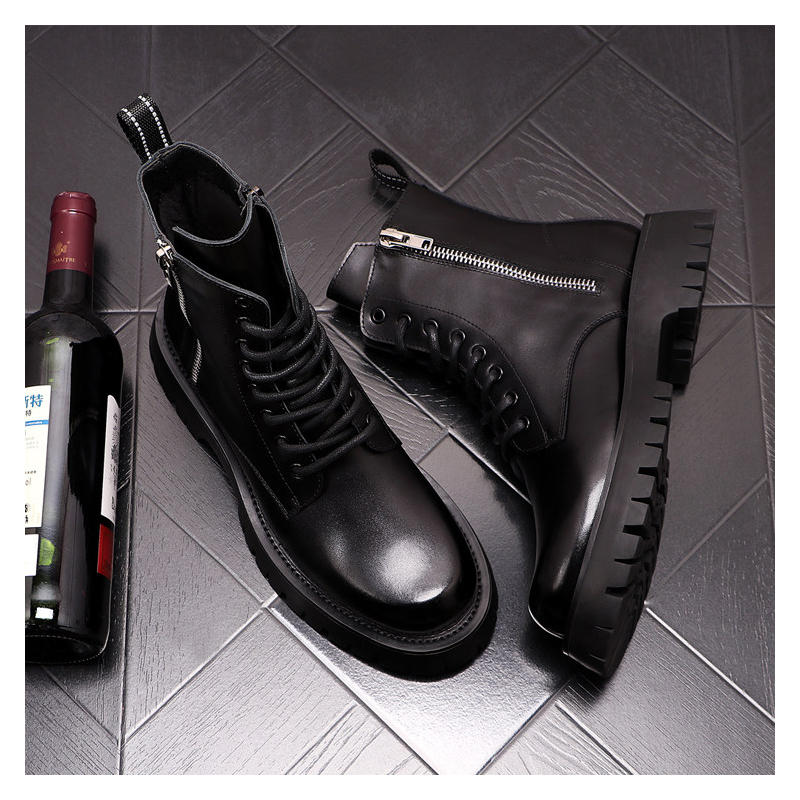 Botas de cuero genuino de lujo - Men'S Fashion For 30 Year Olds reseña y precio