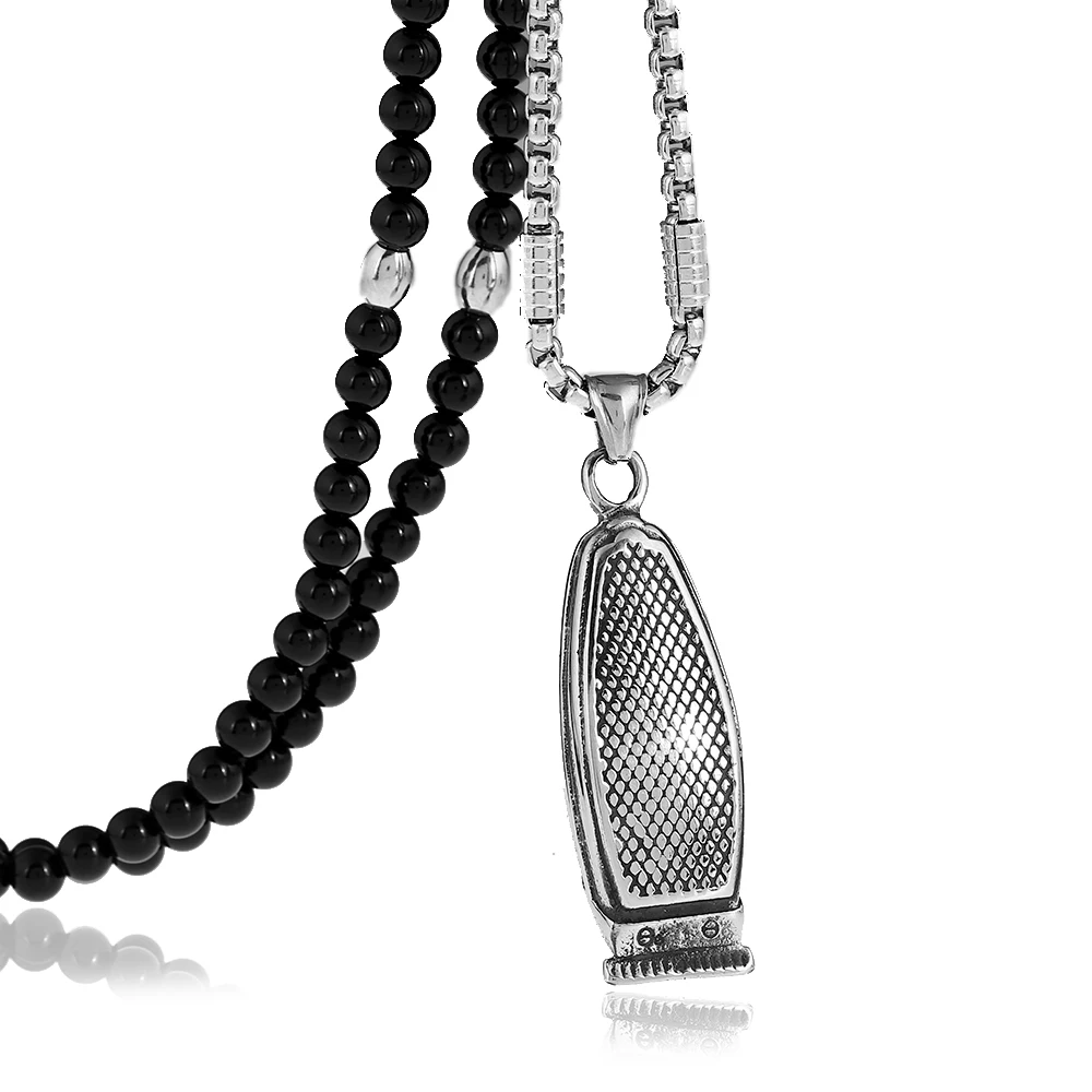 Collar con colgante de peluque - Men'S Fashion Haircuts reseña y precio