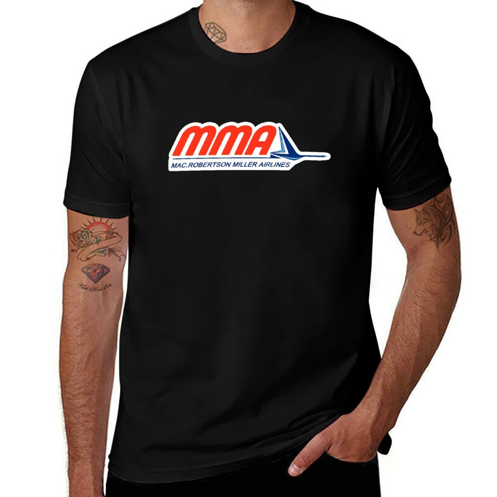 Camiseta con logotipo de MacRo - 1950S Fashion Men'S reseña y precio