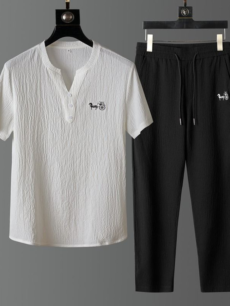 Conjunto de Camiseta de Lino d - Linen Shirt Summer reseña y precio