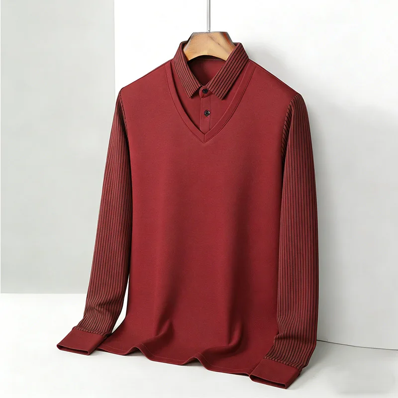 Blusa de dos piezas falsa con  - Mens Fashion Wear reseña y precio